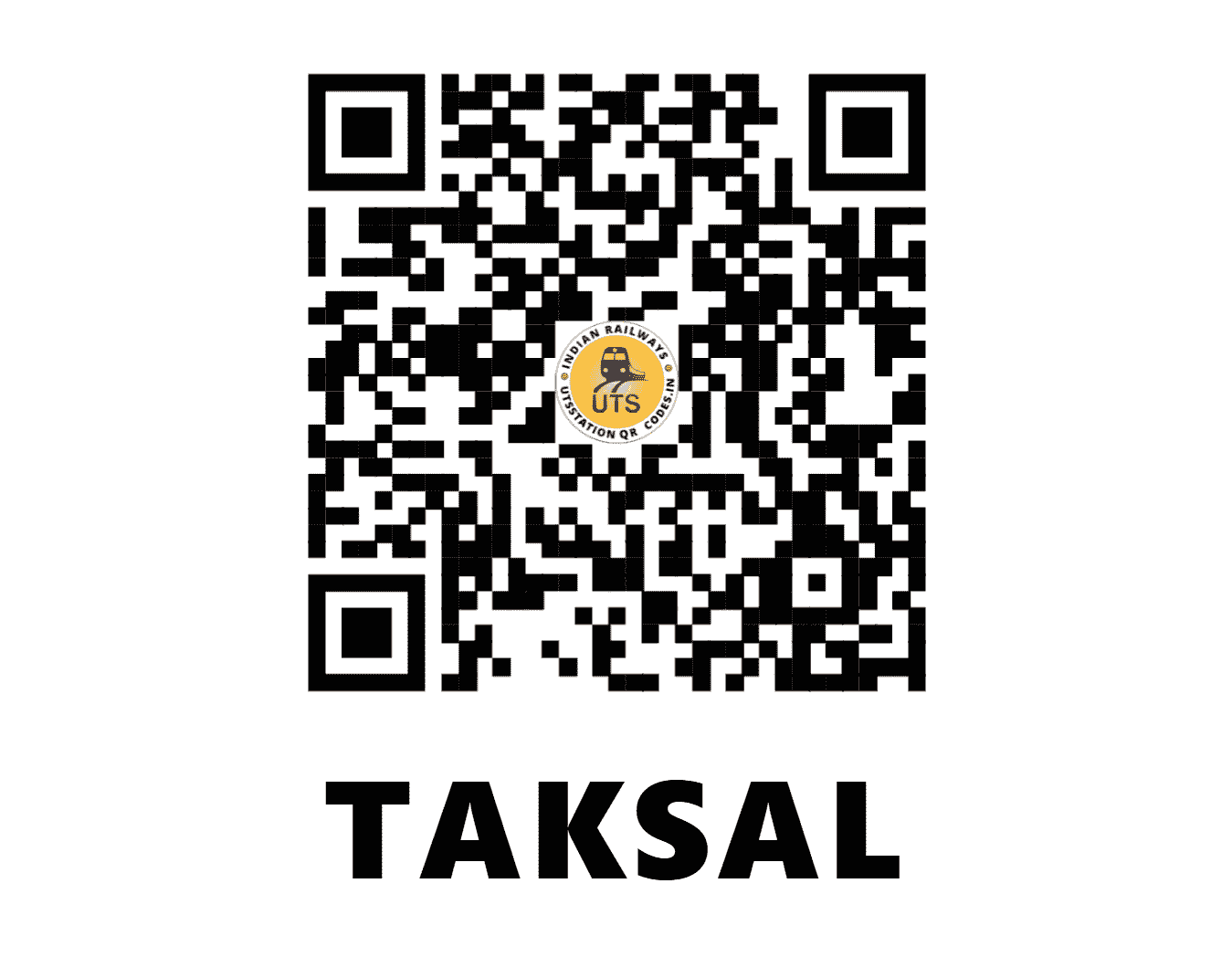 UTS QR Code for TAKSAL - TSL - NR (HIMACHAL PRADESH)